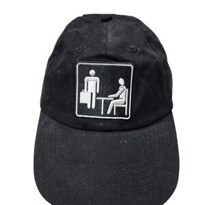 The Office Hat Cap Strap Back Mens One Size Black Logo TV Show Baseball Funny